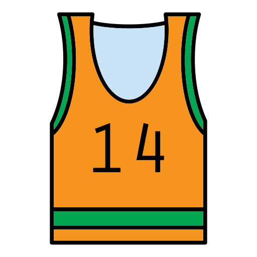 camiseta de baloncesto icono gratis