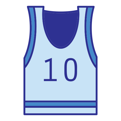 camiseta de baloncesto icono gratis