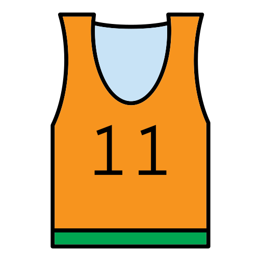 camiseta de baloncesto icono gratis