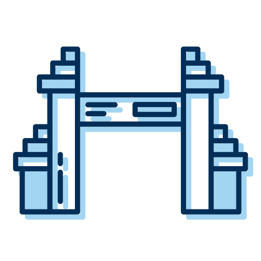 Gate Generic Blue icon