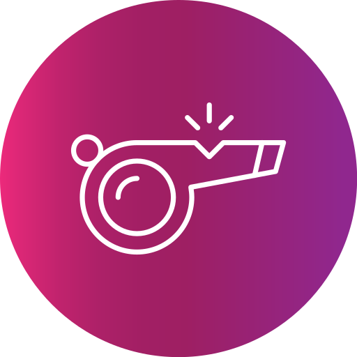 Whistle Generic Flat Gradient icon