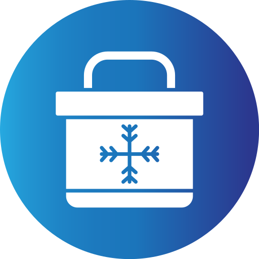 Portable fridge Generic Blue icon