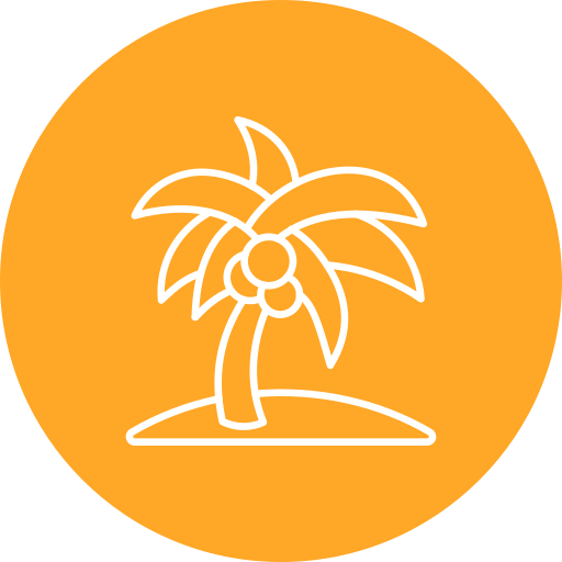 Coconut tree icon Generic Flat