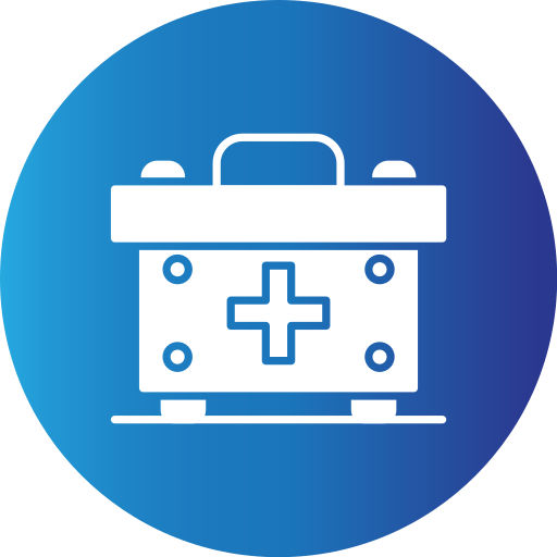 First aid Generic Blue icon