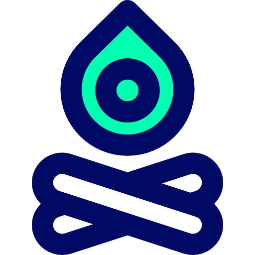 hoguera icono gratis