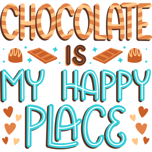 chocolate gratis sticker