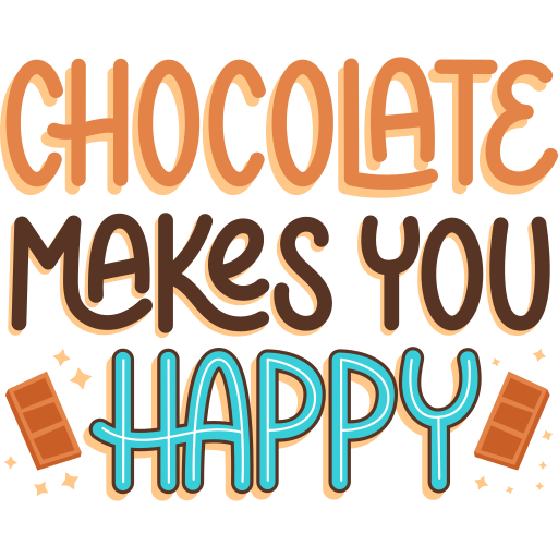 chocolate gratis sticker