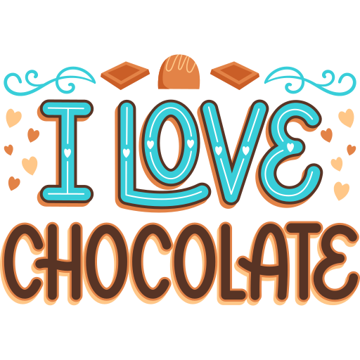 chocolate gratis sticker