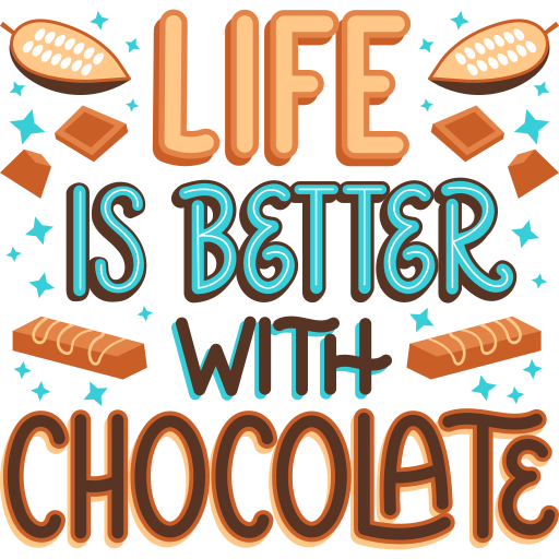 chocolate gratis sticker