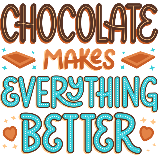 chocolate gratis sticker