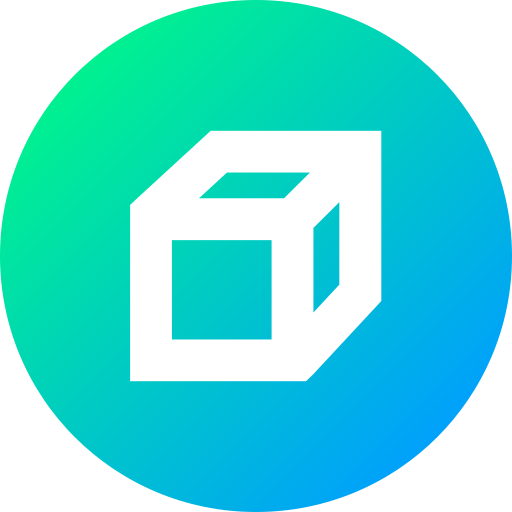 Cube Generic Flat Gradient icon