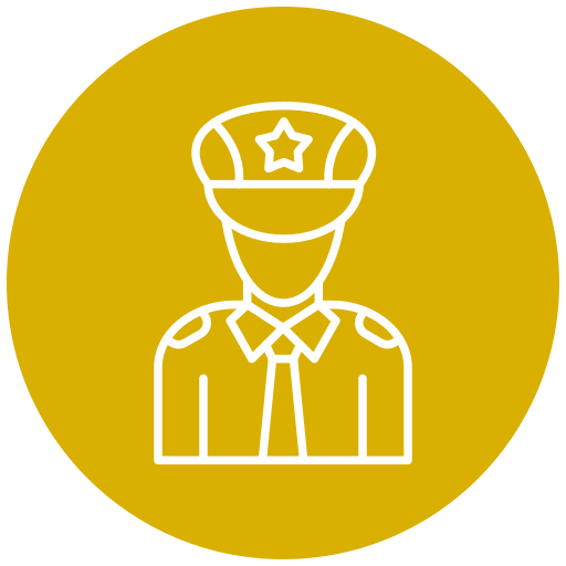 oficial de policía icono gratis