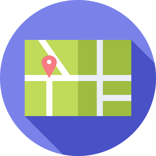 mapa icono gratis