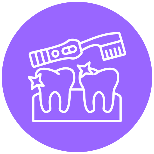 limpieza dental icono gratis