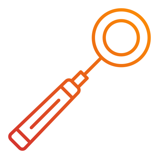 espejo de boca icono gratis