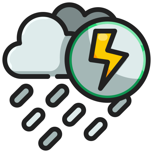 lluvia pesada icono gratis