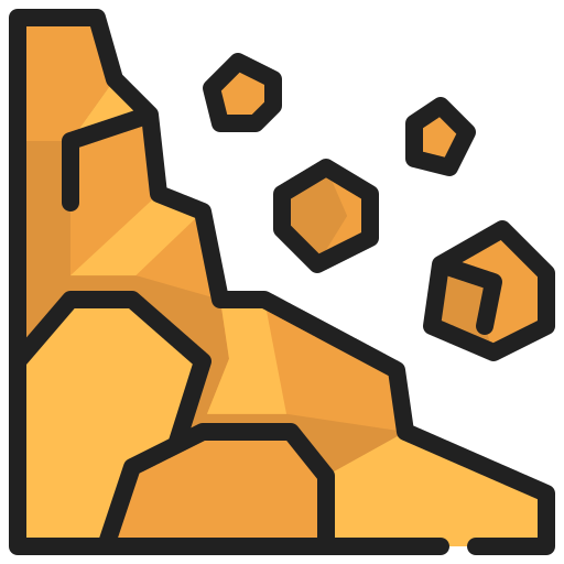 Landslide free icon