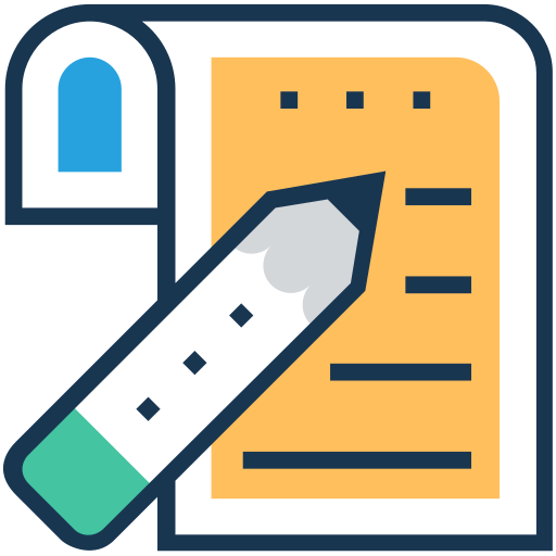Content writing free icon
