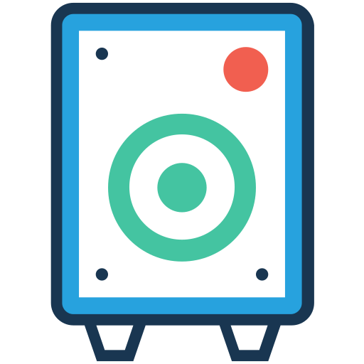 Speaker box free icon