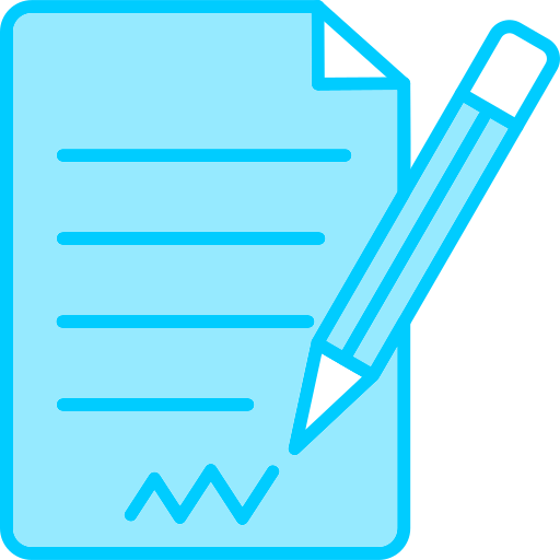 Paper Generic Blue icon