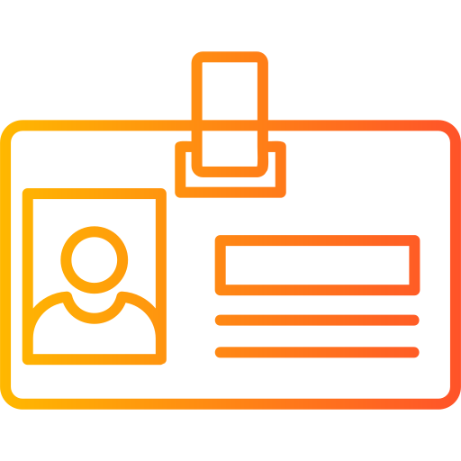 tarjeta de identificación icono gratis