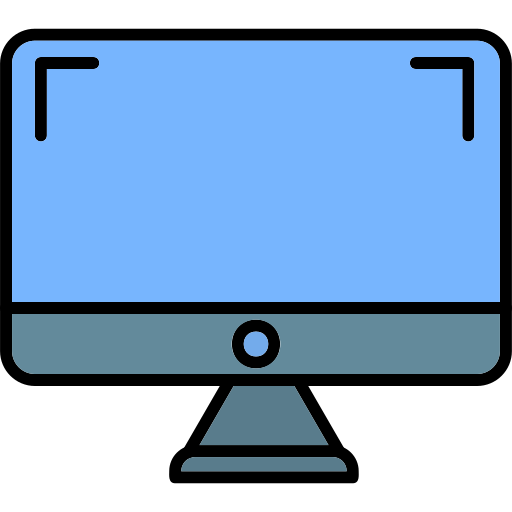 Monitor Generic Outline Color icon