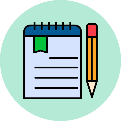 Notebook Generic Outline Color icon