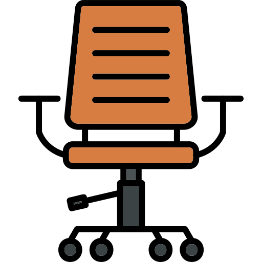 Office chair Generic Outline Color icon