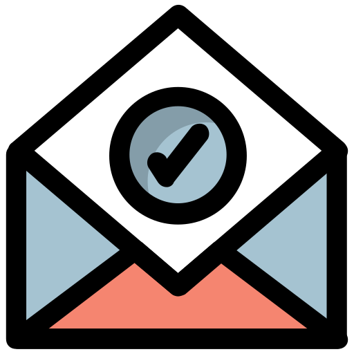 envío de correo electrónico icono gratis