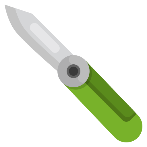 cuchillo de bolsillo icono gratis