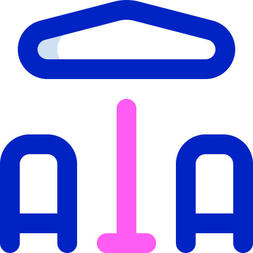 cama solar icono gratis