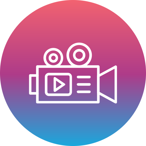 cámara de video icono gratis