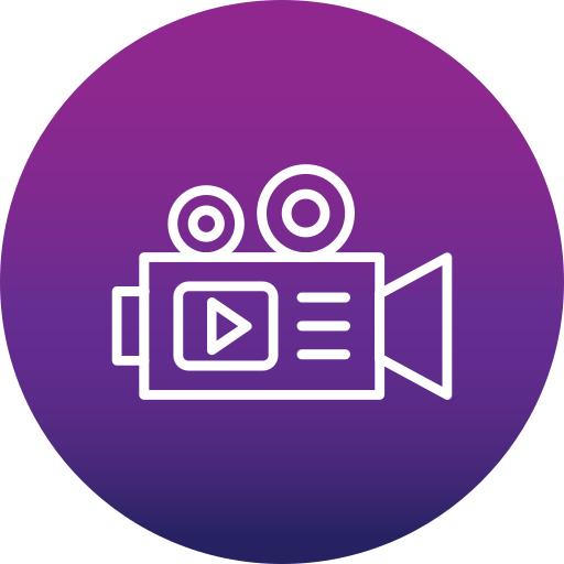 cámara de video icono gratis