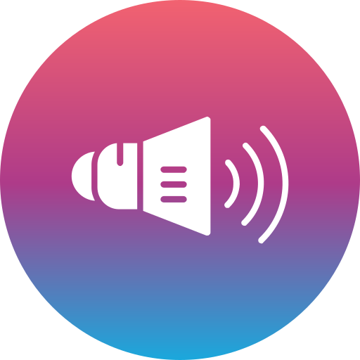 altavoz icono gratis