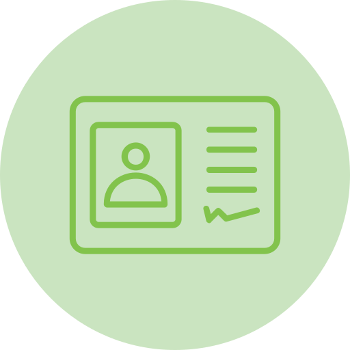 tarjeta de identificación icono gratis