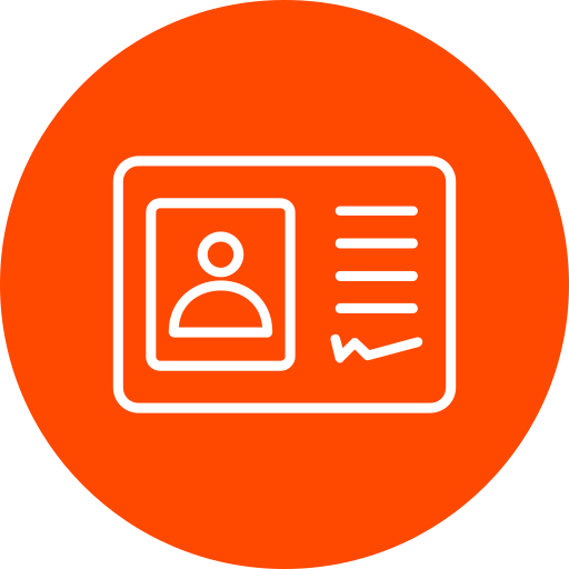 tarjeta de identificación icono gratis