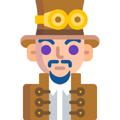 Steampunk Special Flat Icon