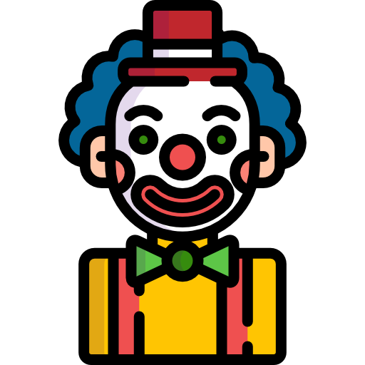 Clown free icon Clown free icon