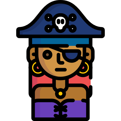 Pirate free icon Pirate free icon