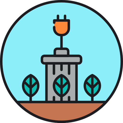 energía renovable icono gratis