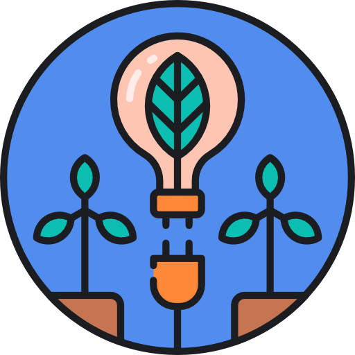 energía renovable icono gratis