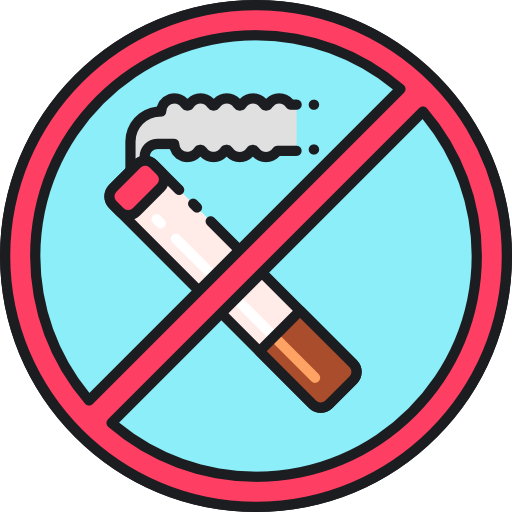 No smoking free icon No smoking free icon