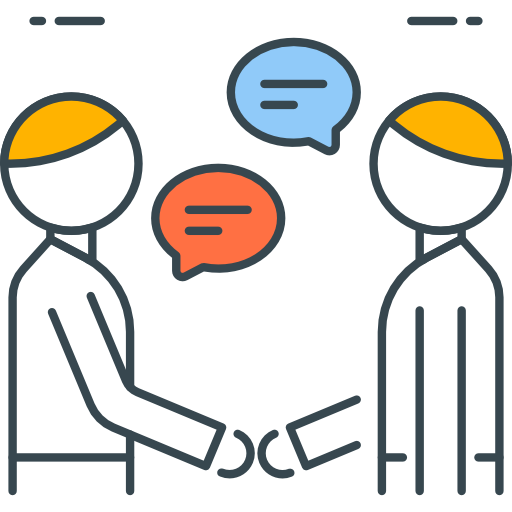 reunión icono gratis