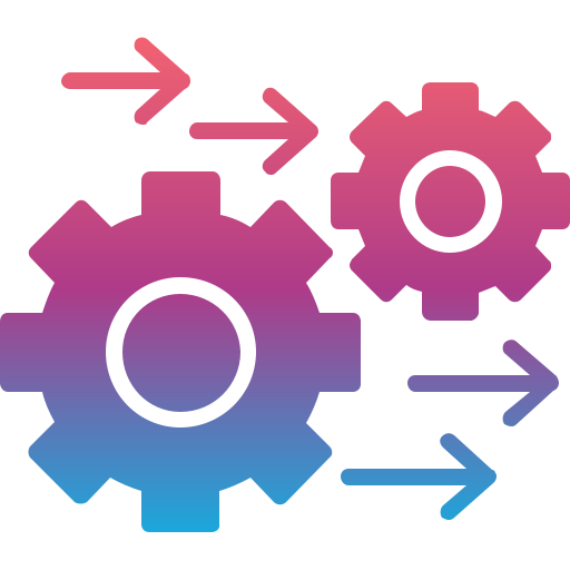 Process Generic Flat Gradient icon