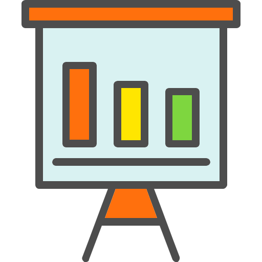 Presentation Generic Outline Color icon