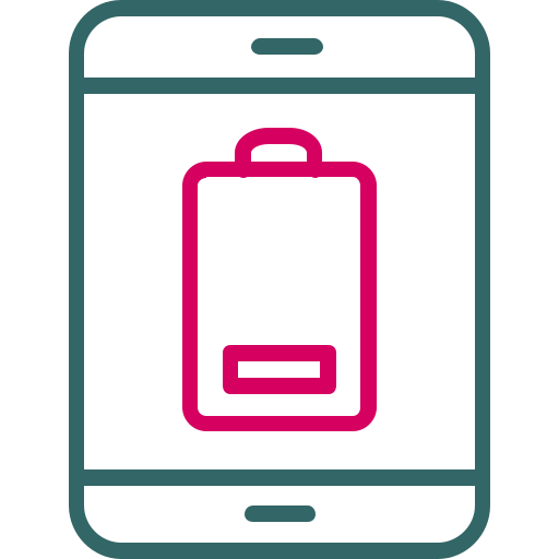 batería baja icono gratis