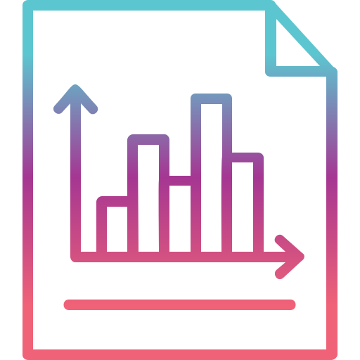 gráfico de barras icono gratis