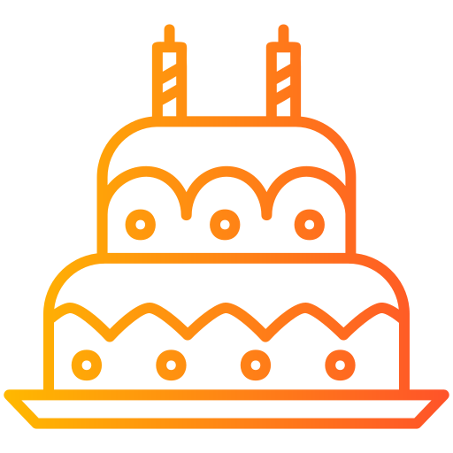 pastel de cumpleaños icono gratis