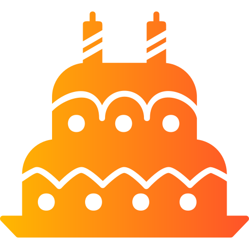 pastel de cumpleaños icono gratis