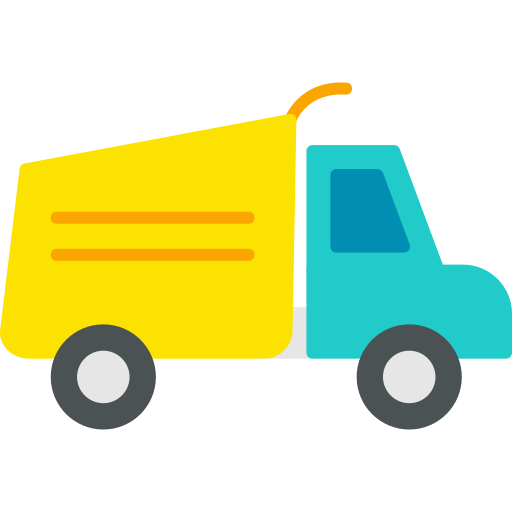 Caminhão de brinquedo - ícones de transporte grátis